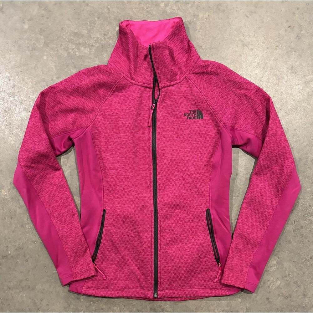 The North Face Women’s Small Jacket Pink Activewear Full Zip Pockets